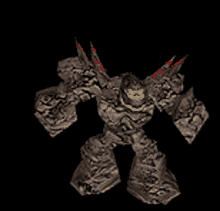 Mud Golem Warcraft3 GIF - Mud Golem Warcraft3 Avatar GIFs