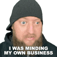 I Was Minding My Own Business Dj Hunts Sticker - I Was Minding My Own Business Dj Hunts Djhuntsofficial Stickers