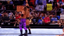 Brock Lesnar Edge GIF - Brock Lesnar Edge The Rock GIFs