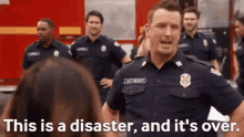 Station19 Sean Beckett GIF - Station19 Sean Beckett This Is A Disaster And Its Over GIFs