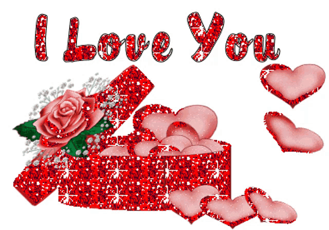 I Love You Gift Sticker - I Love You Gift Flowers - Discover & Share GIFs