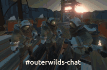 Outer Wilds Chat GIF - Outer Wilds Chat Qsb GIFs