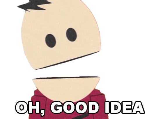 Oh Good Idea Terrance Sticker - Oh Good Idea Terrance South Park Stickers