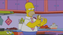 Peeling GIF - Peeling Simpsons Bacon GIFs