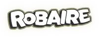 a logo that says robaire in white letters