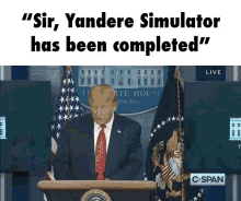 Yandere Trump GIF - Yandere Trump Secret Service GIFs