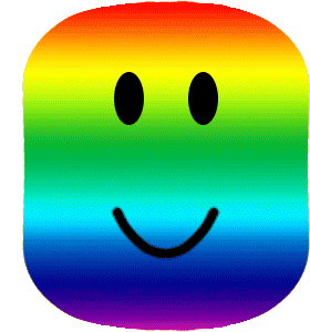 Oof Rainbow Sticker - Oof Rainbow Smiley Stickers
