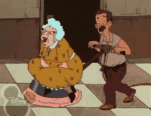 Ms Finster Recess GIF - Ms Finster Recess Electric Mop GIFs