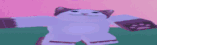 a cat is standing in a field with its arms outstretched and a paw in its mouth .