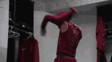 George Hill Getting Dressed GIF - Getting Dressed Getting Ready Game Ready GIFs