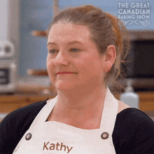 Shocked Kathy GIF - Shocked Kathy The Great Canadian Baking Show GIFs