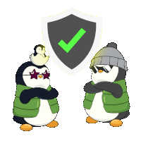 Penguin Pudgy Sticker - Penguin Pudgy Safe Stickers