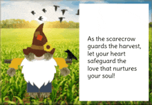 Scarecrow Gnome GIF - Scarecrow Gnome Animated Card GIFs