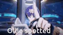 ollie spotted is the name of the anime character