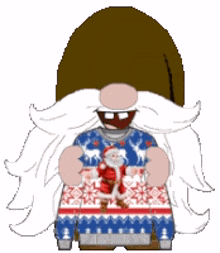 Gnome Sweater GIF - Gnome Sweater Happy Holidays GIFs