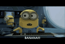 A GIF - Despicable Me Minions Banana GIFs