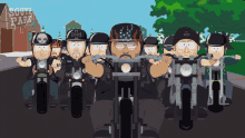 Looking Around Harley Riders GIF - Looking Around Harley Riders South Park GIFs