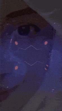 a woman 's face with a diva yolanda sticker on it
