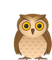 Owl Joypixels Sticker - Owl Joypixels Looking Stickers
