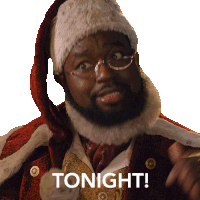 Tonight Santa Claus Sticker - Tonight Santa Claus Lil Rel Howery Stickers