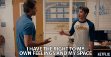 I Have The Right To My Own Feelings And My Space Carson Rowland GIF - I Have The Right To My Own Feelings And My Space Carson Rowland Tyler Townsend GIFs