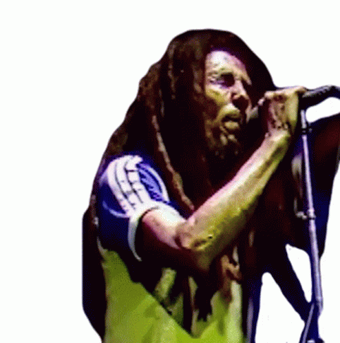 Singing Bob Marley Sticker - Singing Bob Marley Could You Be Loved ...