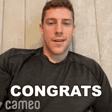 Congrats Charlie Coyle GIF - Congrats Charlie Coyle Cameo GIFs