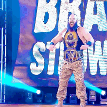 Braun Strowman Universal Champion GIF - Braun Strowman Universal Champion Entrance GIFs