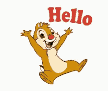 Hello Chipmunk GIF - Hello Chipmunk GIFs