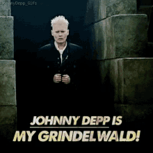 Johnny Depp Is My Grindelwald Crimes Of Grindelwald GIF - Johnny Depp Is My Grindelwald Crimes Of Grindelwald Gellert Grindelwald GIFs