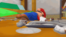 Smg4 Mario GIF - Smg4 Mario Hung Over GIFs