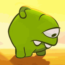 Exhausted Om Nom GIF - Exhausted Om Nom Cut The Rope GIFs