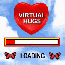 Virtual Hugs Sending A Hug GIF