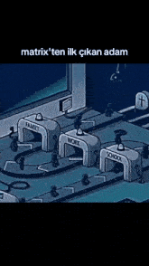 a cartoon drawing of a maze with the words family work and school