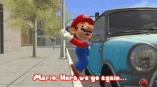 Smg4 Mario GIF - Smg4 Mario Here We Go Again GIFs