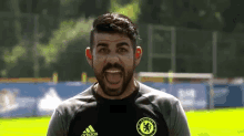 Diego Costa GIF - Diego Costa Chelsea Fc Screaming GIFs