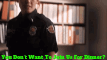 Station19 Andy Herrera GIF - Station19 Andy Herrera You Dont Want To Join Us For Dinner GIFs