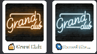 Club Grand Sticker - Club Grand Stickers