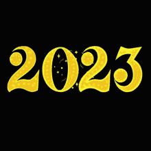 2023 Happy New Year GIF - 2023 Happy New Year 2023gold Confetti GIFs