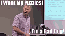 Puzzles Bad Dog GIF - Puzzles Bad Dog Yelling GIFs