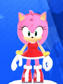 Sonic Rumble Amy Rose GIF - Sonic Rumble Amy Rose Punch GIFs