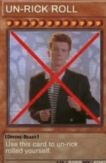 I made an RGB Rickroll gif : r/memes