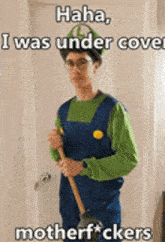 Under Cover Luigi GIF - Under Cover Luigi Police GIFs