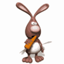 Bunny Carrot GIF - Bunny Carrot Eat GIFs