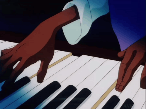Anime Girl playing piano render by Natsi90 on DeviantArt