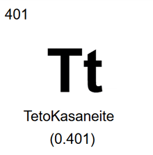 a periodic table of the elements with the letter tt
