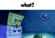Spongebob Spongebob Crying GIF - Spongebob Spongebob Crying What GIFs