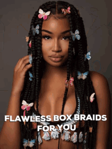 Box Braids Box Braids With Curls GIF - Box Braids Box Braids With Curls Large Box Braids GIFs