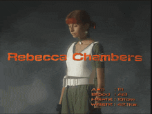 Rebecca Chambers Resident Evil 1 GIF