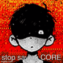 Omori Stop Saying Core GIF - Omori Stop Saying Core Omori Meme GIFs